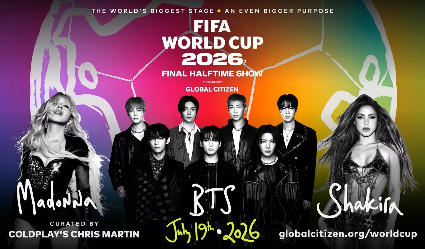 Madonna, Shakira and BTS to headline first-ever FIFA World Cup halftime show