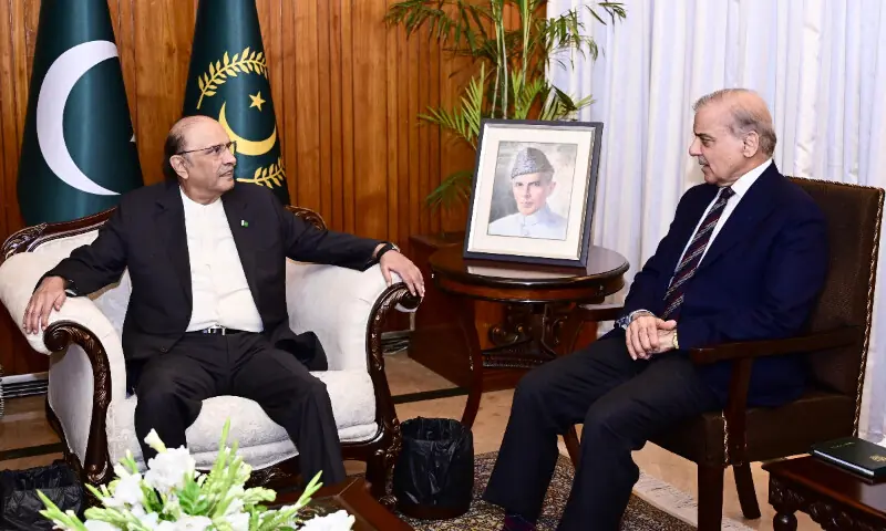 President Zardari, PM Shehbaz review security, economy and budget priorities