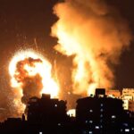 Israel strikes Hamas sites in Gaza in first attack since May fighting