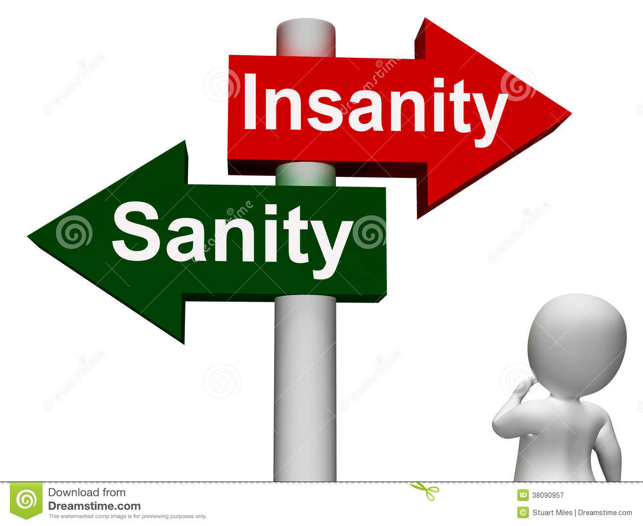 What is the line 2025 between sanity and insanity