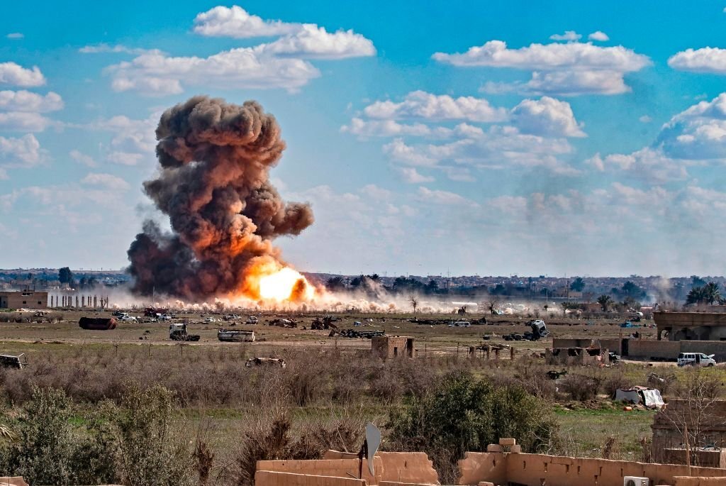 US airstrikes target Iran-backed militias in eastern Syria