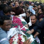 Arshad Sharif coffin funeral