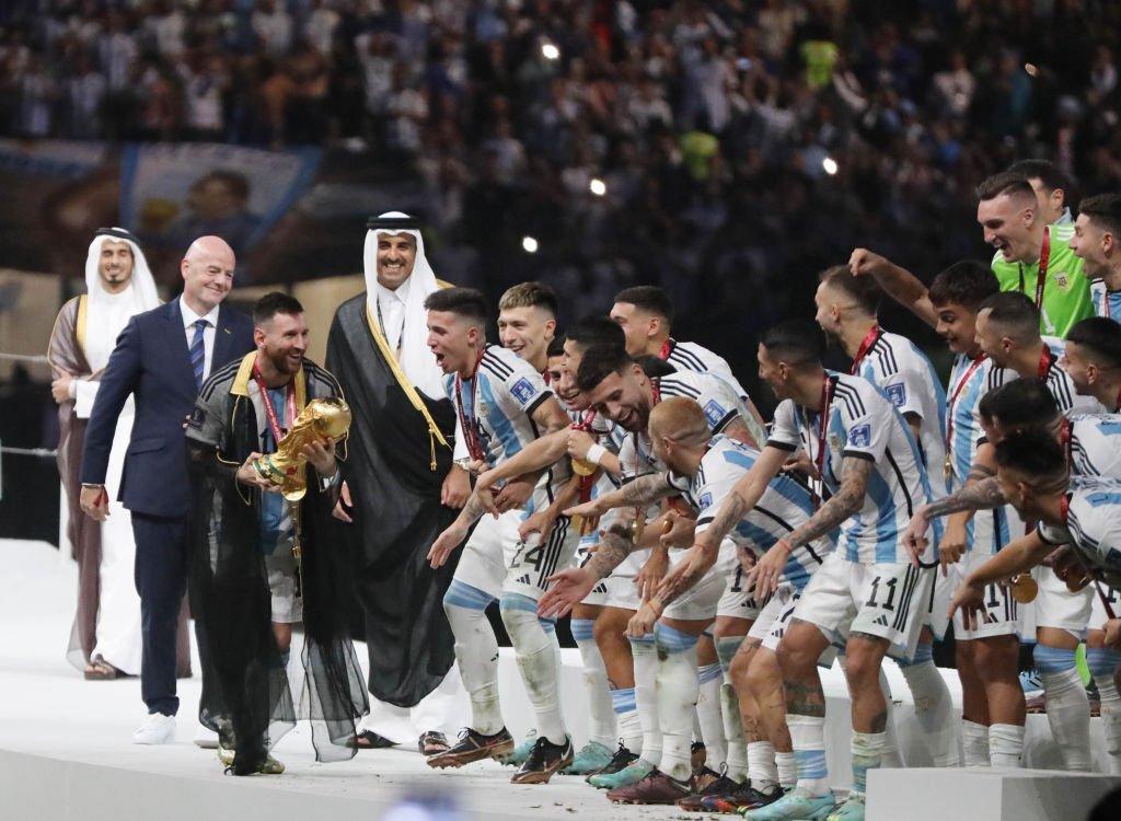 Argentina World Cup Winners 2022 Messi Jersey Argentina Champions