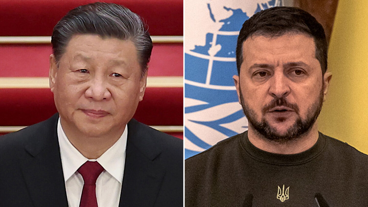 President Xi speaks with Ukrainian President on Phone