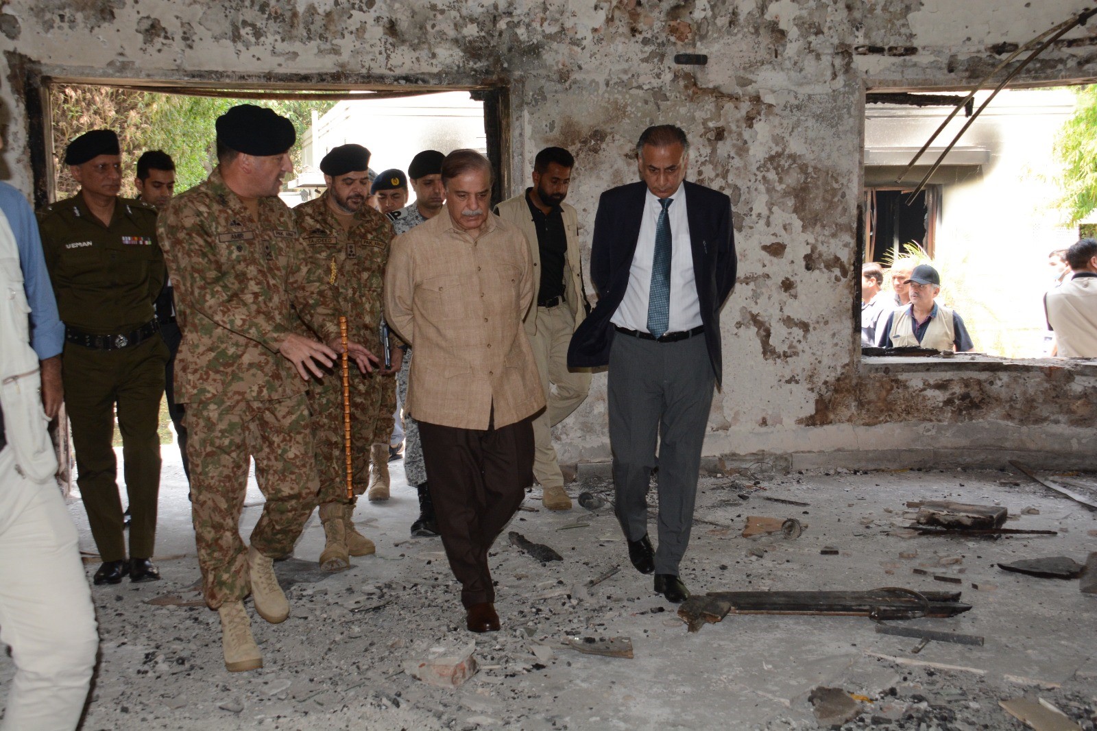 Imran responsible for torching of Corps Commander House: PM Shehbaz