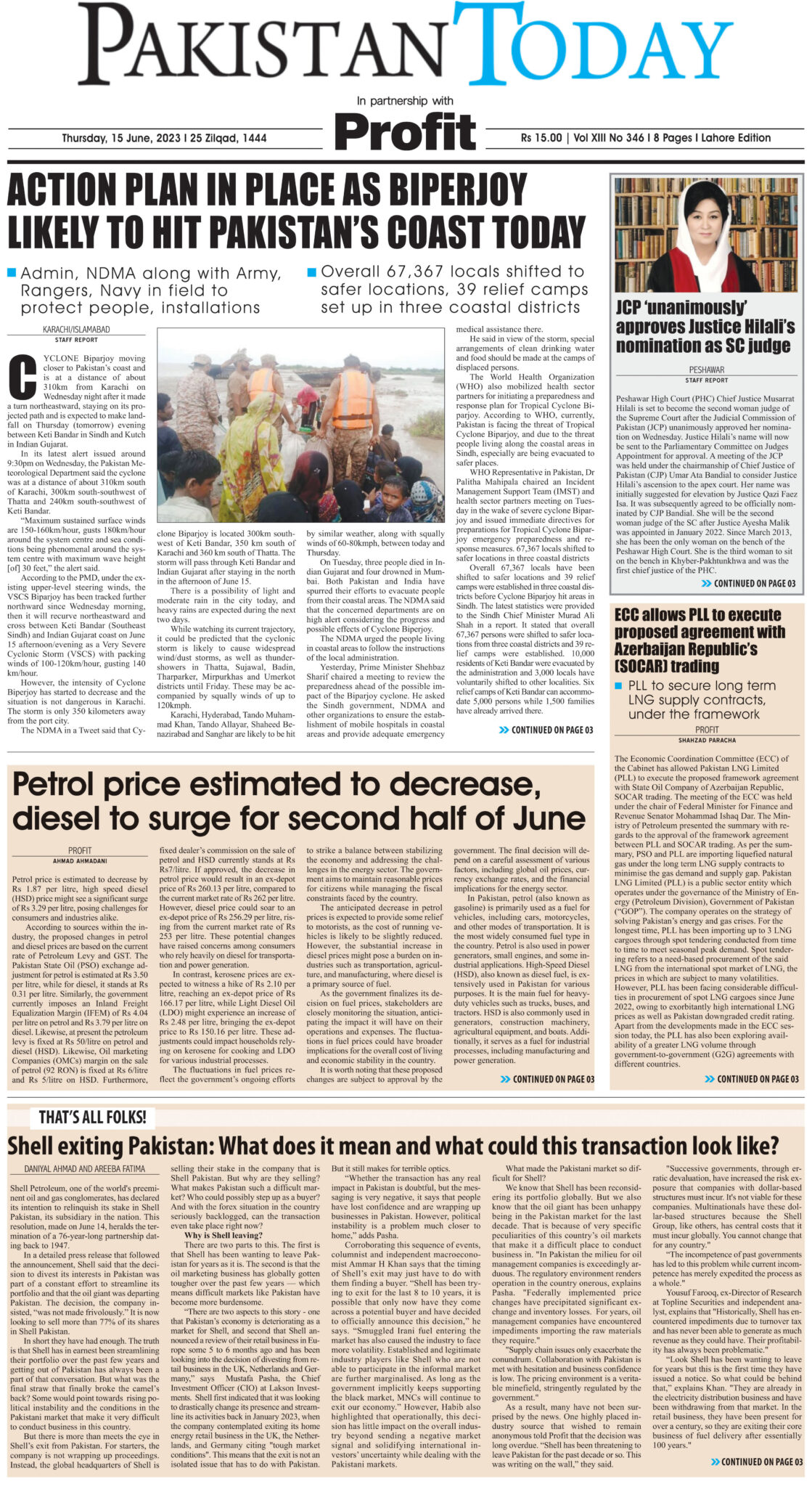 Epaper_23-06-15 LHR | Pakistan Today