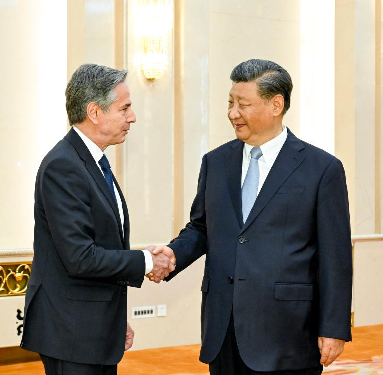 President Xi Jinping Meets With U.S. Secretary Of State Antony Blinken ...