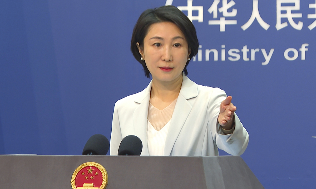 US' pointing fingers at China's missile test 'double standards': Mao Ning