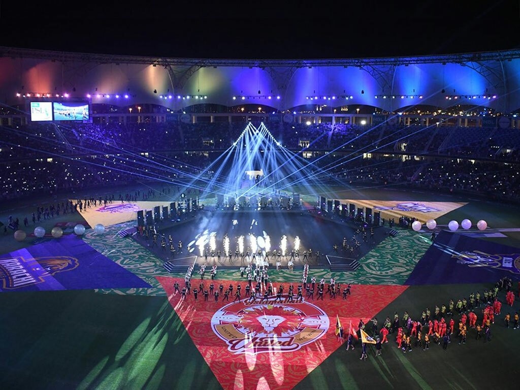 HBL PSL9: Glittering opening ceremony wows crowd with music, laser show ...