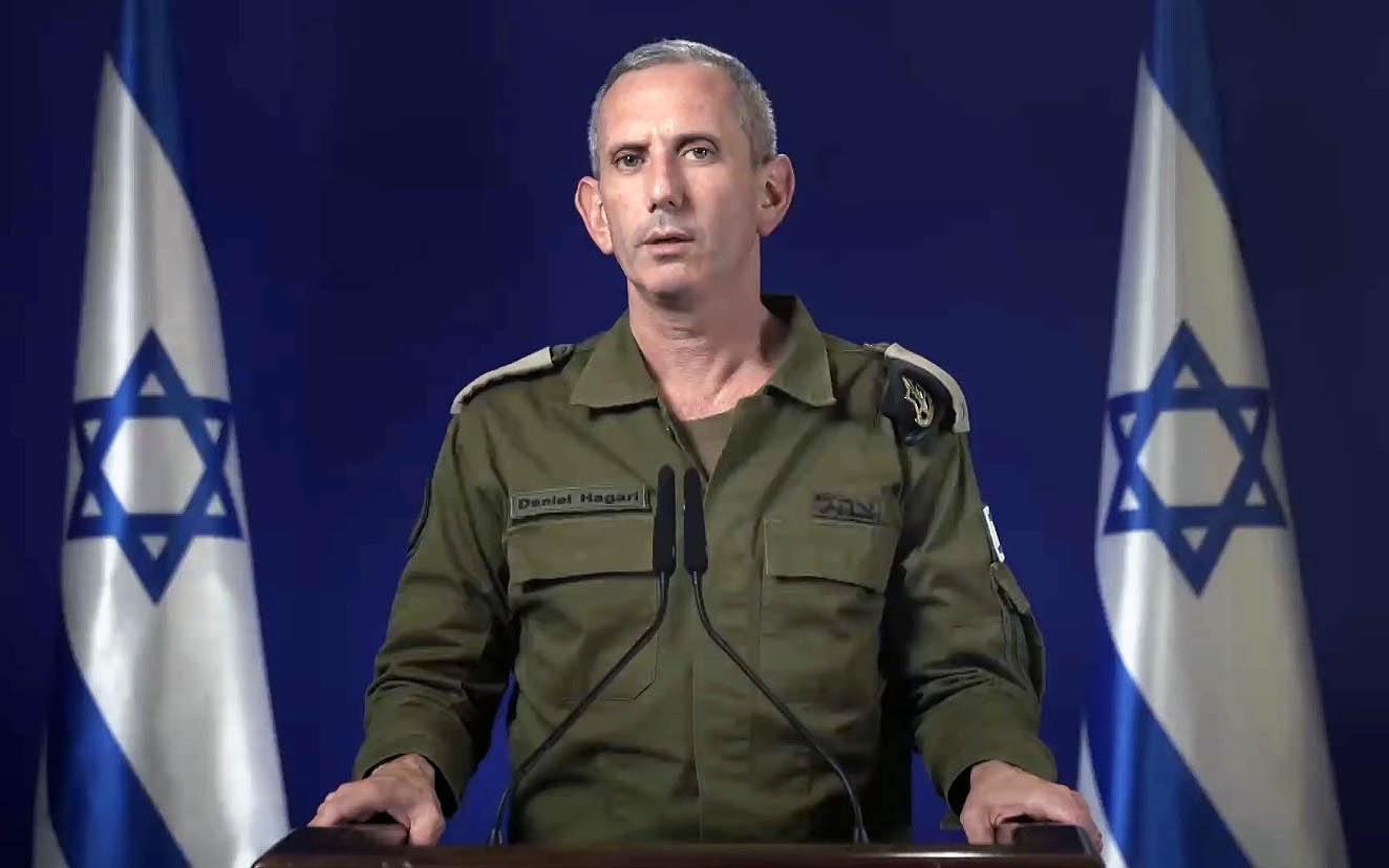 Israel’s military spokesman says Hamas’s ideology cannot be defeated M Haris