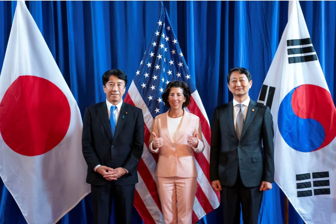 US, Japan and South Korea join hands to enhance security, economic growth M Haris