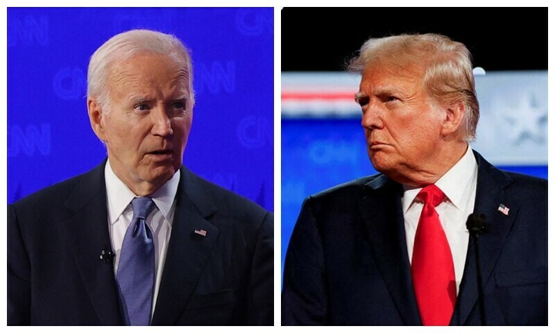 Biden falters as Trump unleashes barrage of accusations at first US presidential debate M Haris