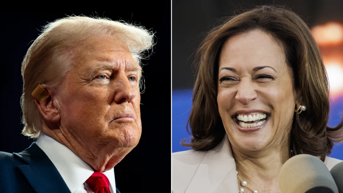 Kamala Harris leads Donald Trump by 4 points in 3 battleground states Dtrends