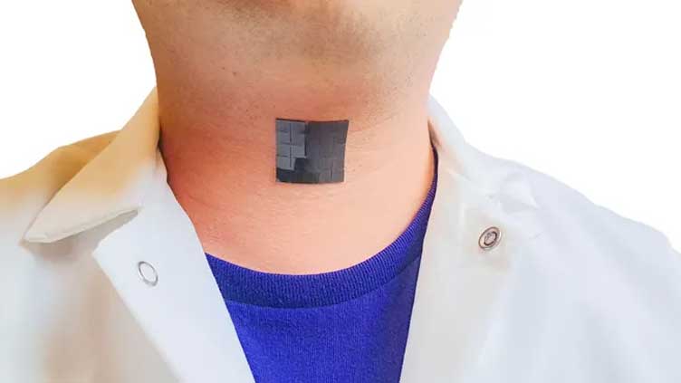 Innovative throat patch could help people speak without vocal cords M Haris