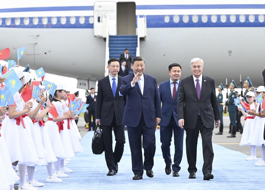 President Xi arrives in Kazakhstan for 24th meeting of SCO Heads of State Council, state visit M Haris