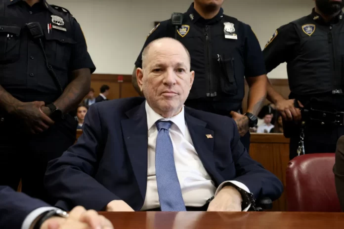 Weinstein sits in court while on trial for sex crimes against multiple women