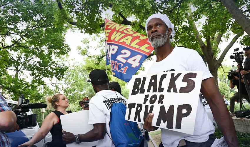 One in four US Black men under 50 support Trump for president Dtrends