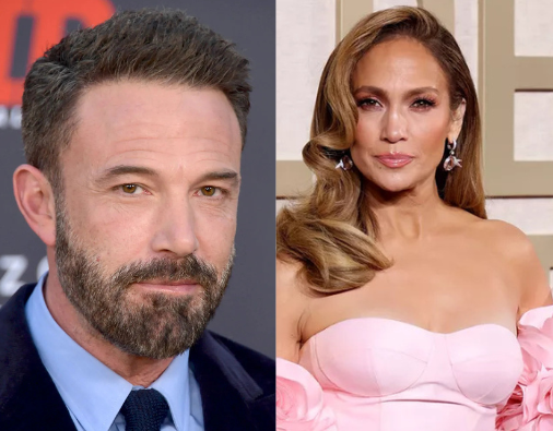 A side-by-side picture of Ben Affleck and ex-wife Jennifer Lopez.