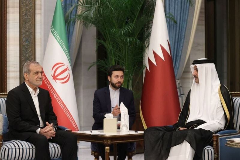 Iran’s Pezeshkian arrives in Qatar to discuss Middle East tensions – Newsad