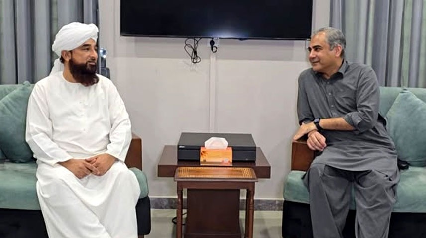 Naqvi meets Maulana Mustafai, leaders confer on national unity post-escalation