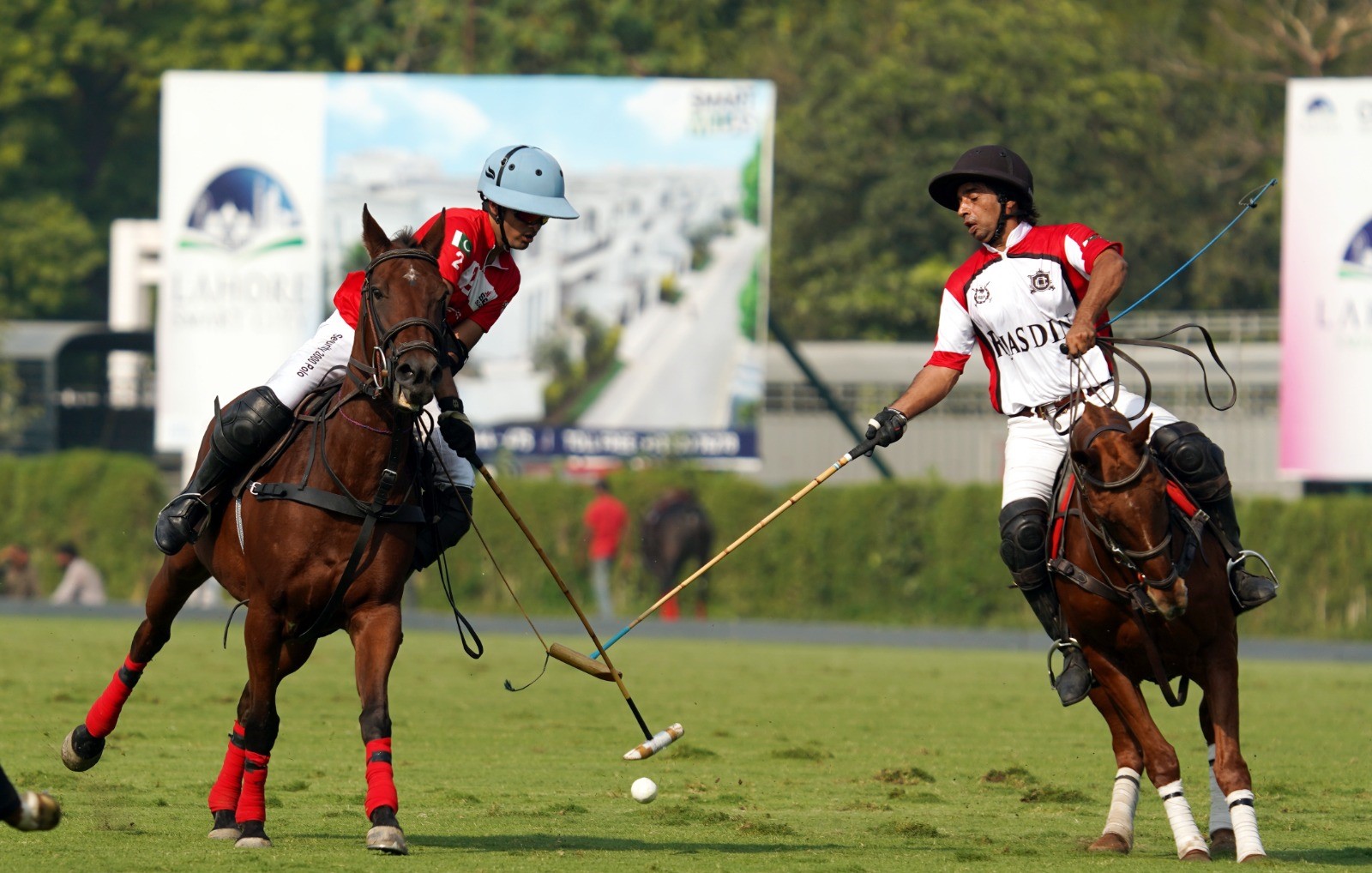 Zacky Farms, Rijas/Din, Pebble Breaker, and Samba Bank dominate Day 3 of Lahore Smart City Polo in Pink Cup